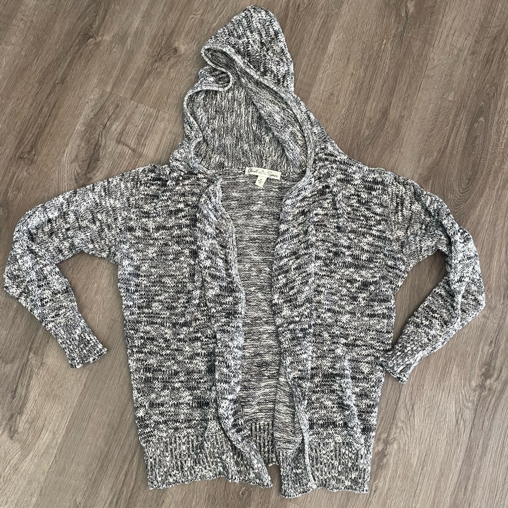 Heather Gray Open Cardigan
